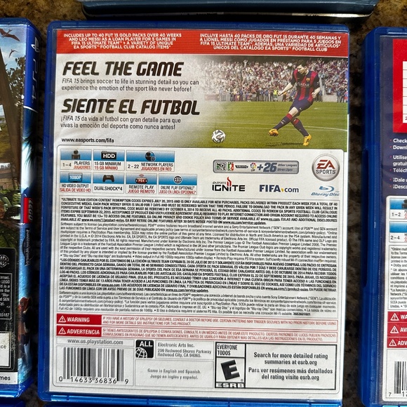 PS4 Video Games Lego Jurassic World, EASports, Disney Infinity, Grand Theft Auto - Picture 4 of 9